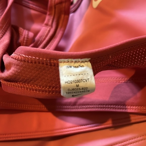 Nike | youth Reversible Sports Bra Medium Running Yoga Workout Pink - Picture 7 of 7